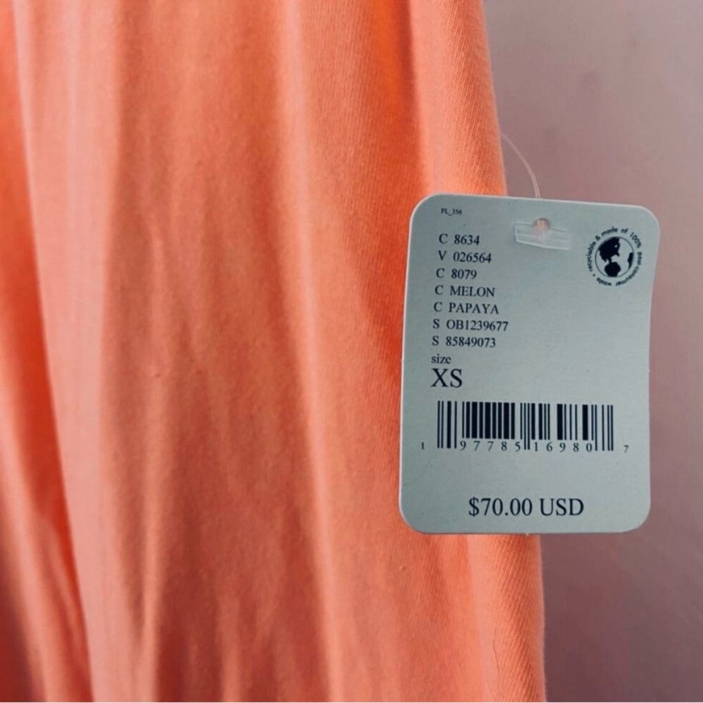 NWT FP Movement - Free People Hot Shot Onesie - Melon/Papaya - Size XS - Picture 8 of 8